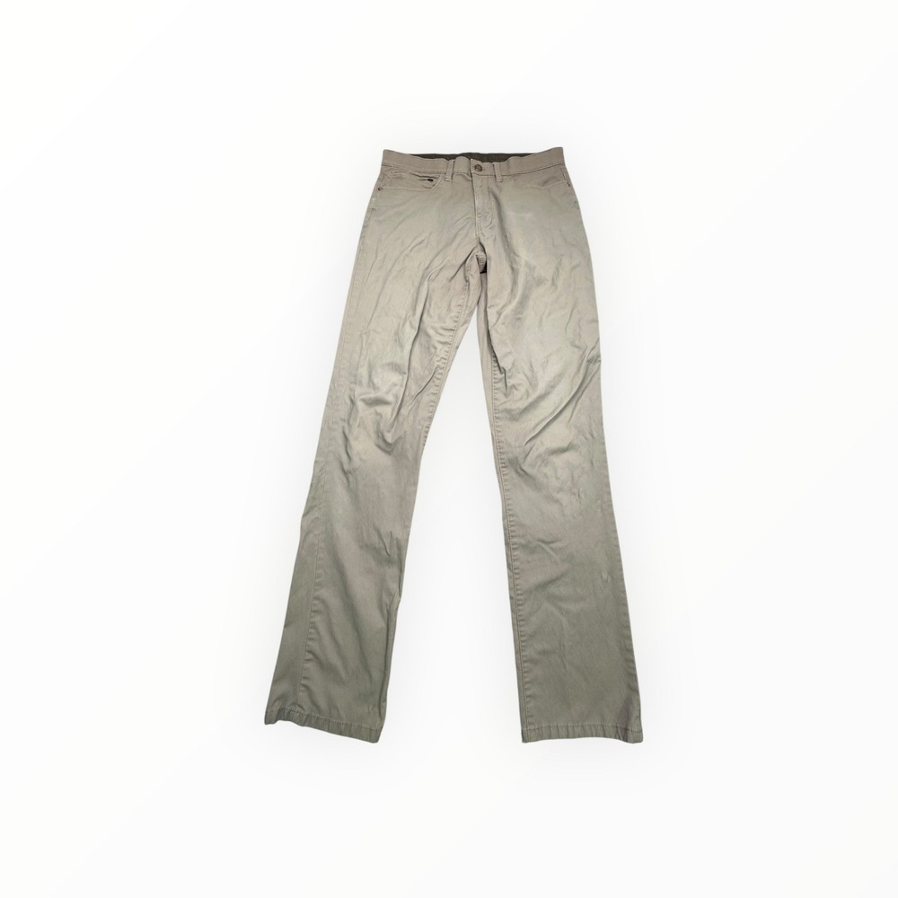 English Laundry Pants Mens 32x34 Tan Khaki Straight Leg Gingham‎ Lining 1149879